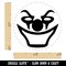 Evil Clown Face Self-Inking Rubber Stamp for Stamping Crafting Planners